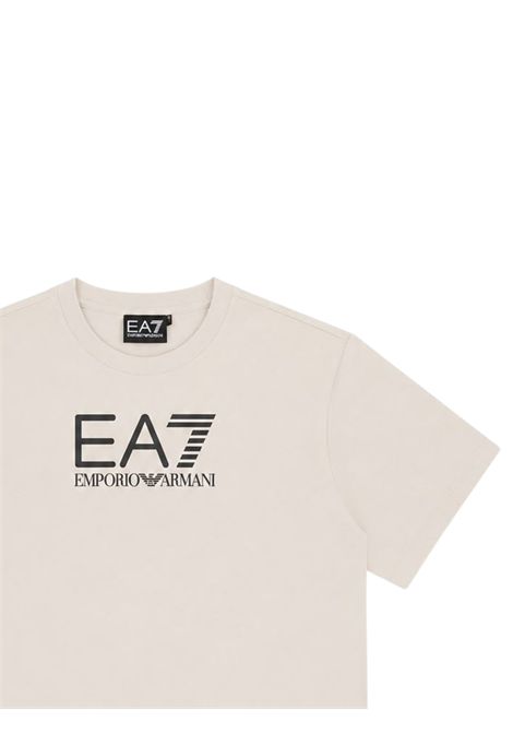 T-shirt bambina bianca in cotone EMPORIO ARMANI | 7G000259BIANCO