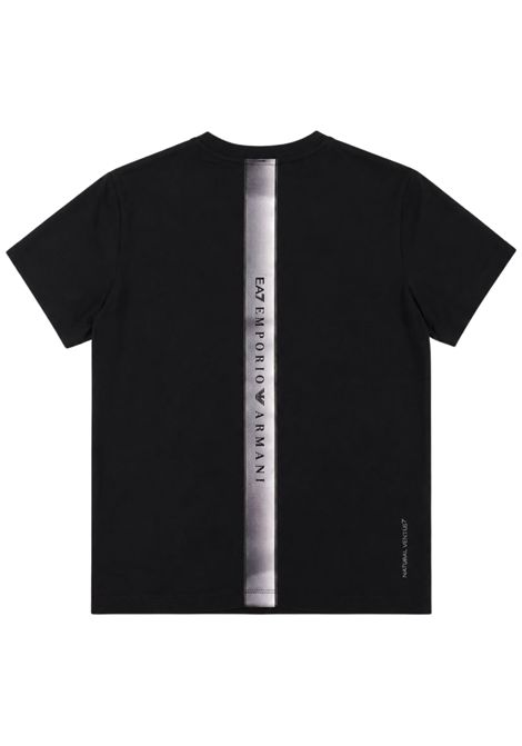 T-shirt bambina in misto viscosa EMPORIO ARMANI | 7G000263NERO
