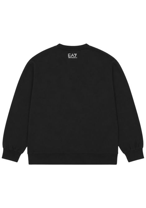 Felpa bambina nera in cotone EMPORIO ARMANI | 7G000279NERO