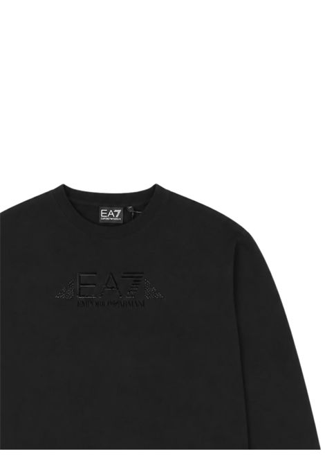 Felpa bambina nera in cotone EMPORIO ARMANI | 7G000279NERO