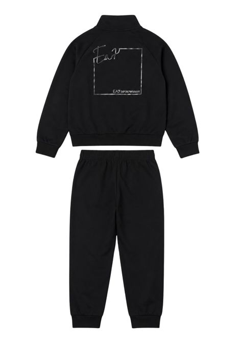 Black cotton girl's set EMPORIO ARMANI | 7G000281NERO