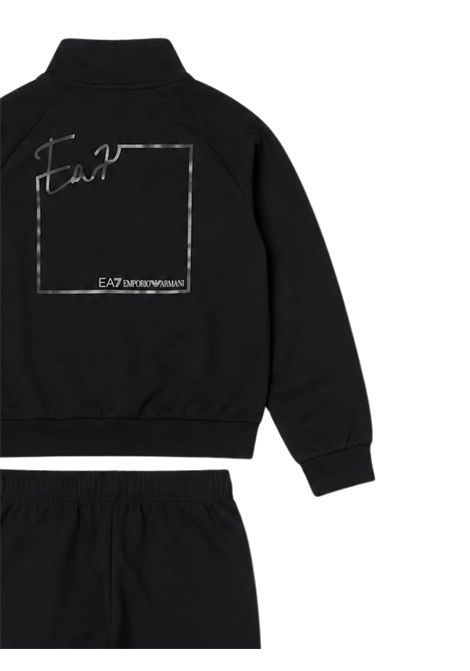 Black cotton girl's set EMPORIO ARMANI | 7G000281NERO