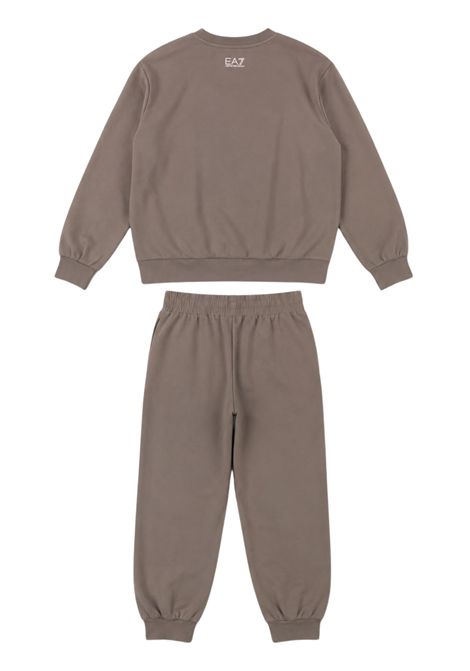 Gray cotton girl's set EMPORIO ARMANI | 7G000282GRIGIO
