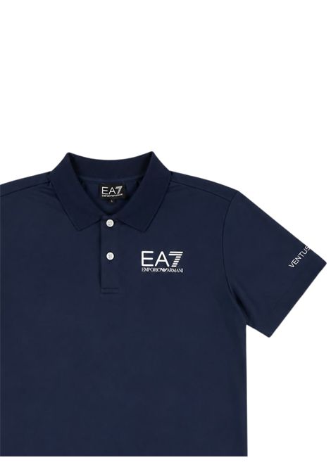 Polo bambino blu EMPORIO ARMANI | 8NBF23BLU