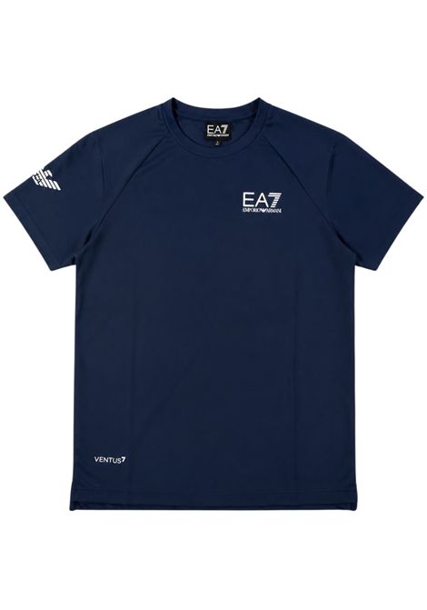 Blue children's T-shirt EMPORIO ARMANI | 8NBT22BLU