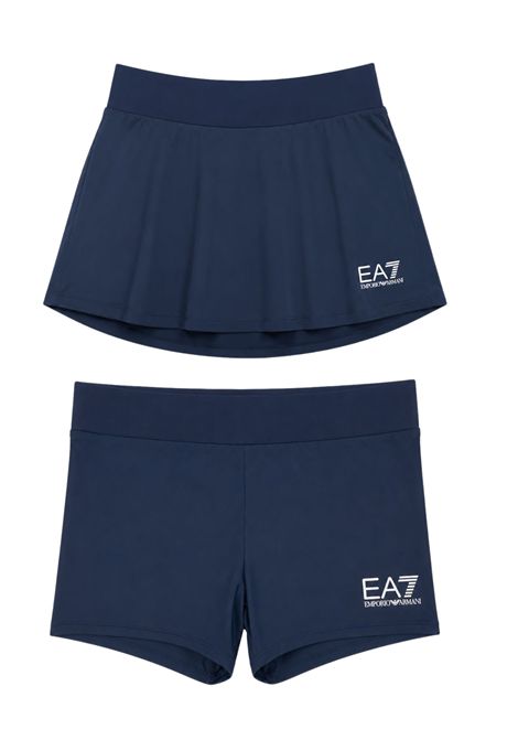 Set gonna/shorts bambina blu EMPORIO ARMANI | 8NFN51BLU