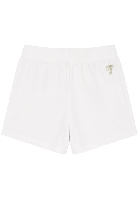 Shorts bambina bianco in cotone EMPORIO ARMANI | 8NFS51BIANCO