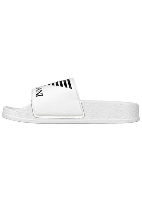 Ciabatte unisex in pvc bianco EMPORIO ARMANI | XSPS01BIANCO