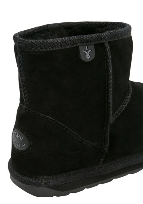 Wallaby Mini Unisex Black Shoes EMU | K10103/MANERO