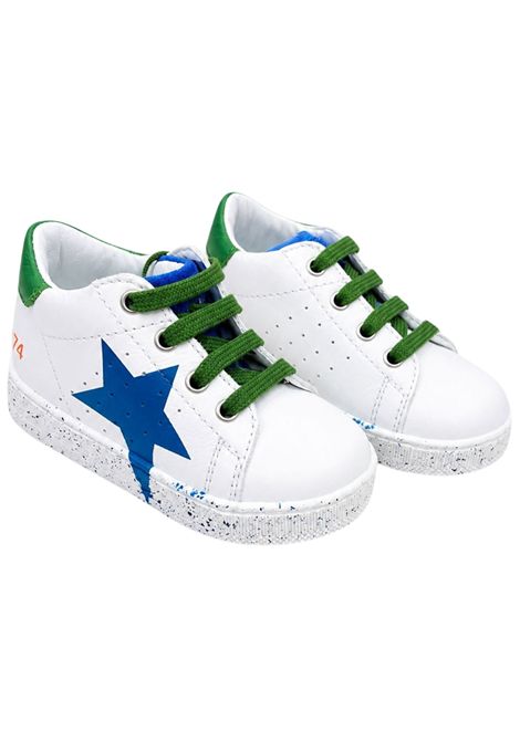 Scarpe bambino bianche in pelle FALCOTTO | 12018845/PIABIANCO