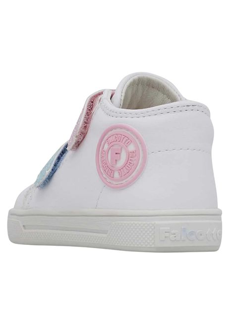 White leather girls' shoes FALCOTTO | 12019051/PIABIANCO