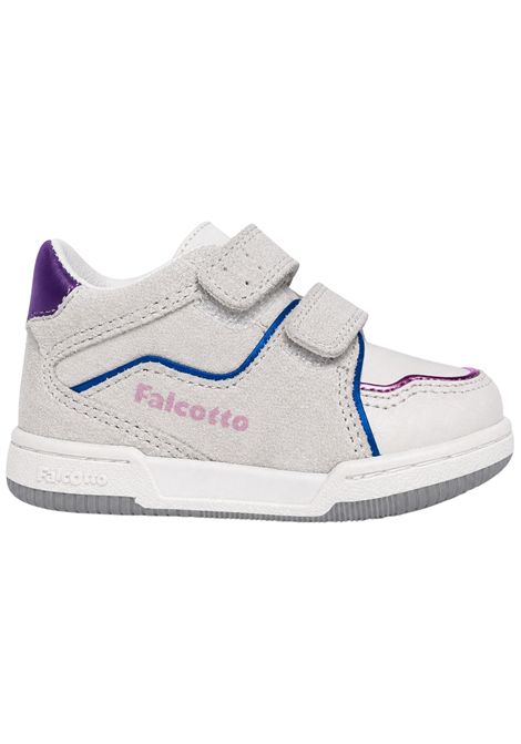 Gray leather girls' shoes FALCOTTO | 120194811/PIAGRIGIO