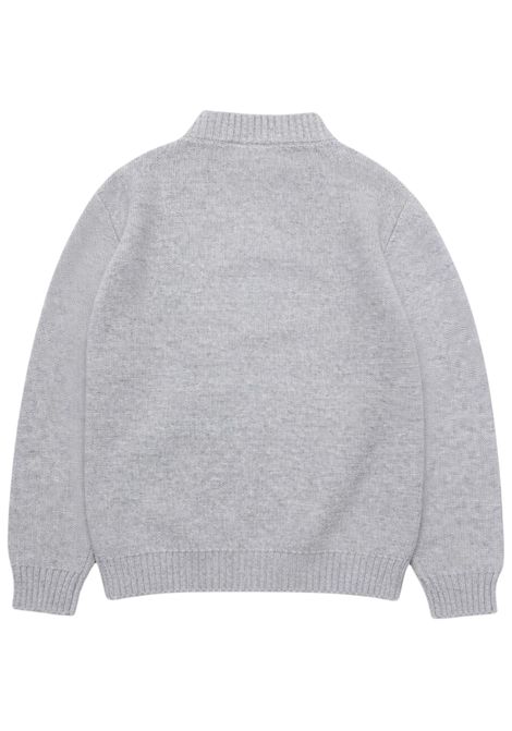 Maglione bambino grigio in lana FAY | FT9P20/SUGRIGIO