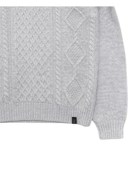 Maglione bambino grigio in lana FAY | FT9P20/SUGRIGIO