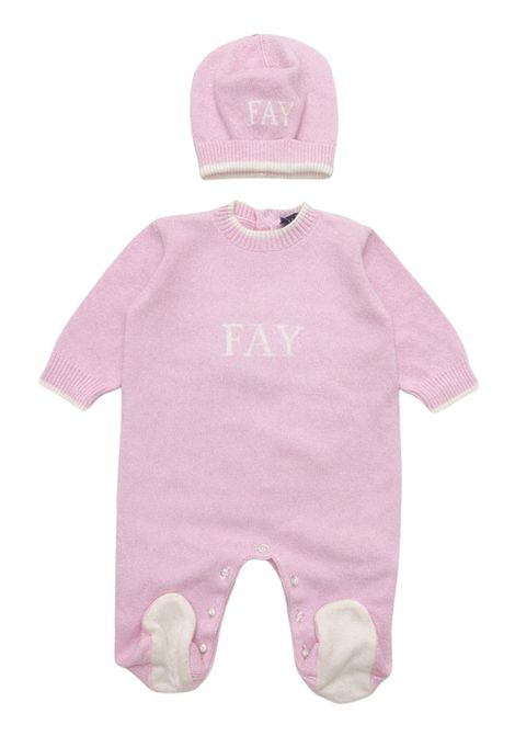 Completo neonata in lana e cashmere FAY | FVB500/SUROSA