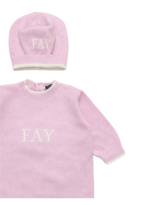 Completo neonata in lana e cashmere FAY | FVB500/SUROSA
