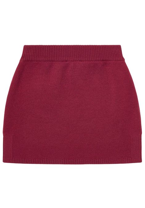Gonna bambina bordeau in lana FENDI | JFG234/MABORDEAU