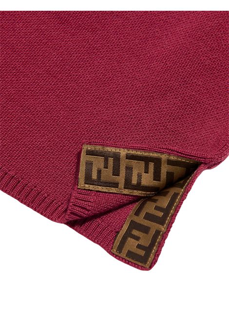 Gonna bambina bordeau in lana FENDI | JFG234/MABORDEAU