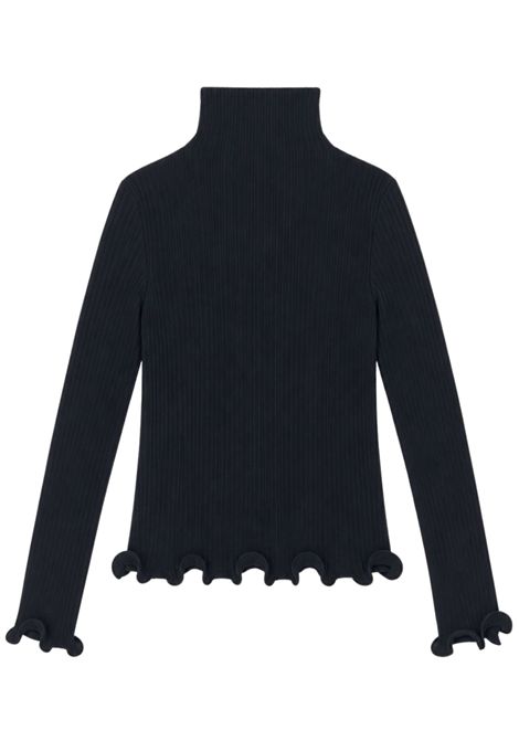 T-shirt bambina nera in cotone FENDI | JFI389/CENERO