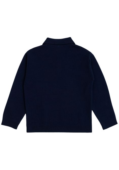 Blue wool sweater for children FENDI | JMG128/CEBLU