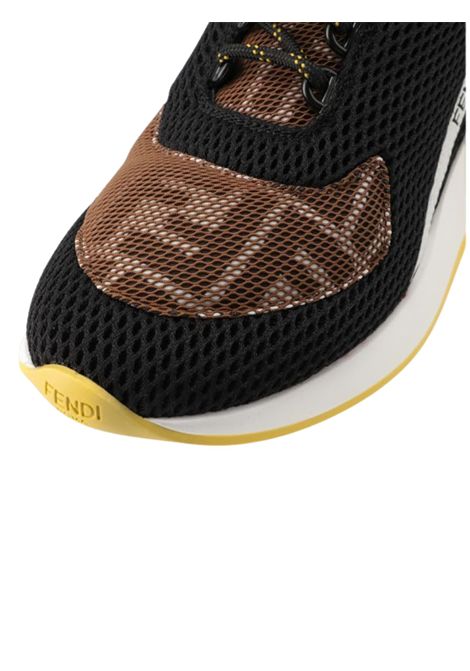 Scarpe bambino nere in tela FENDI | JMR442/CENERO