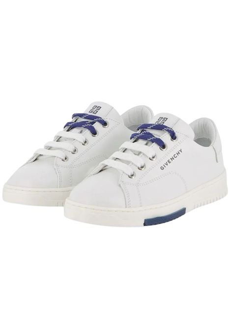 Scarpe bambino bianche in pelle GIVENCHY | 31042/PIABIANCO