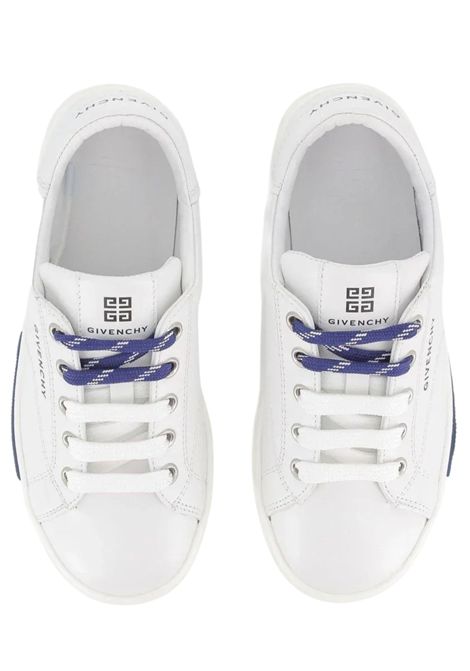Scarpe bambino bianche in pelle GIVENCHY | 31042/PIABIANCO