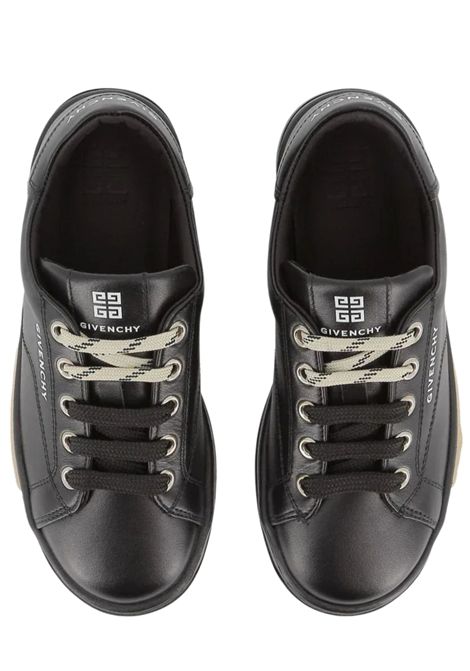 Scarpe bambino nere in pelle GIVENCHY | 31042/PIANERO
