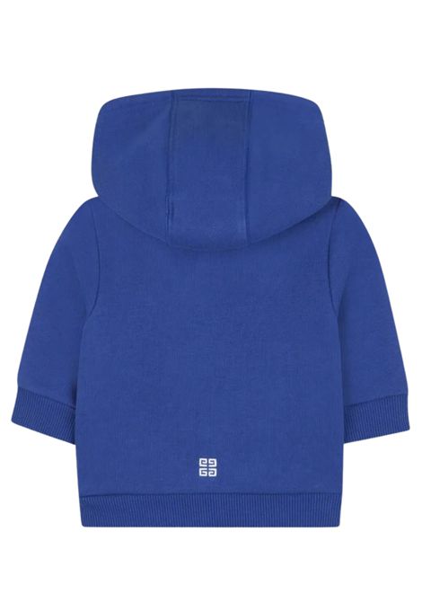 Completo neonato blu in cotone GIVENCHY | H30878/MABLU ELETTRICO