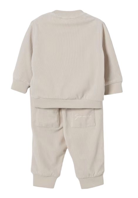 Completo neonato beige in cotone GIVENCHY | H30893/MABEIGE