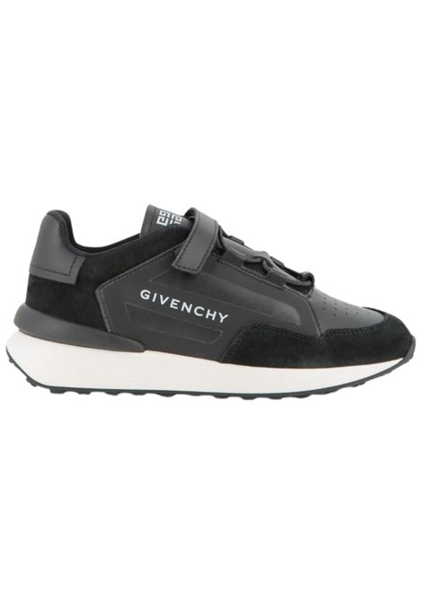 Scarpe bsmbino nere in pelle GIVENCHY | H30913/CENERO
