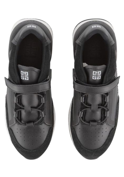 Scarpe bsmbino nere in pelle GIVENCHY | H30913/CENERO