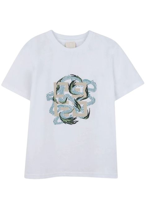 T-shirt bambino bianca in cotone GIVENCHY | H30956/MABIANCO