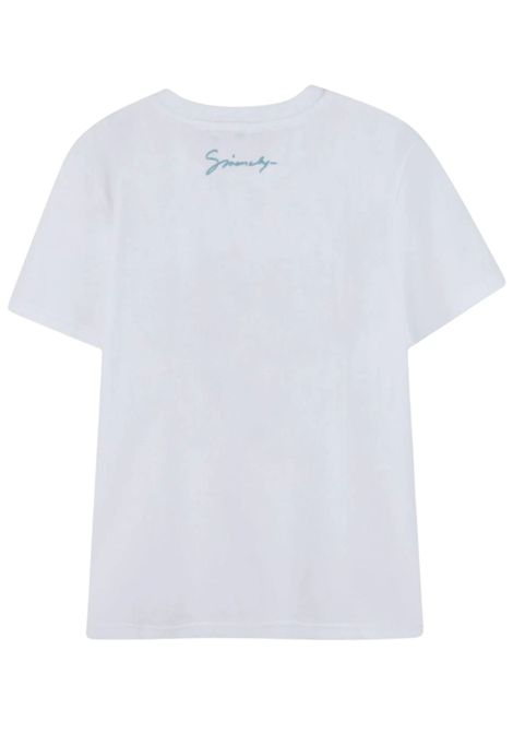 T-shirt bambino bianca in cotone GIVENCHY | H30956/MABIANCO