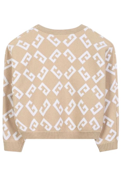 Cardigan bambina in lana e cotone GIVENCHY | H30996/MABEIGE