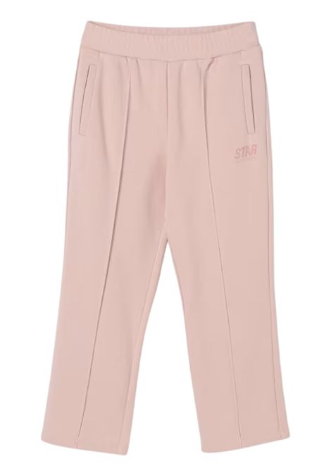 Pink cotton trousers for girls Golden Goose | GKP01280/MAROSA