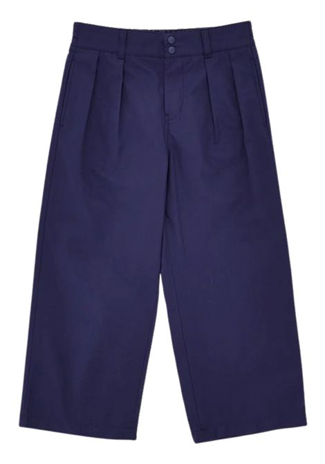 Blue cotton trousers for children GUCCI | 824845/CEBLU