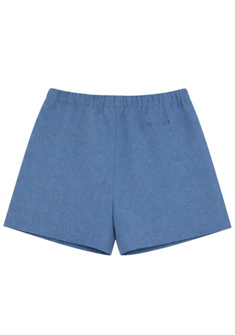 Gray girl shorts GUCCI | 831841/CEGRIGIO