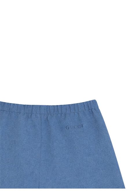 Gray girl shorts GUCCI | 831841/CEGRIGIO