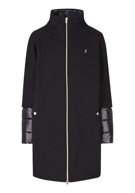 Cappotto bambina blu in lana vergine HERNO | CA000014G/DEBBLU