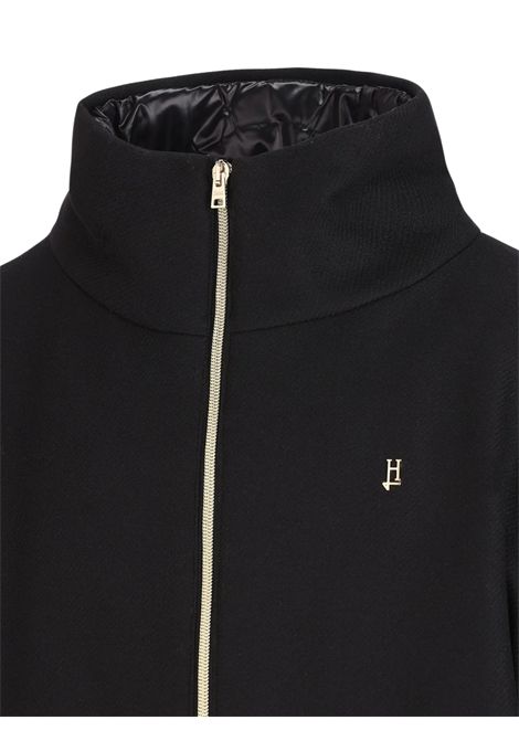 Cappotto bambina blu in lana vergine HERNO | CA000014G/DEBBLU