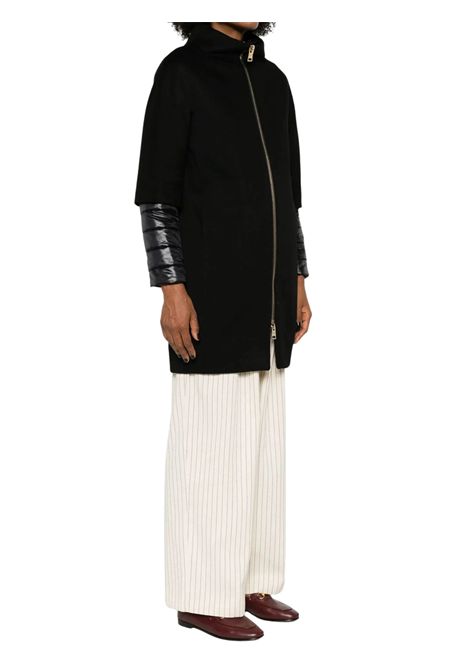 Cappotto bambina blu in lana vergine HERNO | CA000014G/DEBBLU