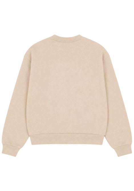 Felpa bambina beige in cotone HINNOMINATE | F00011/DEBEIGE