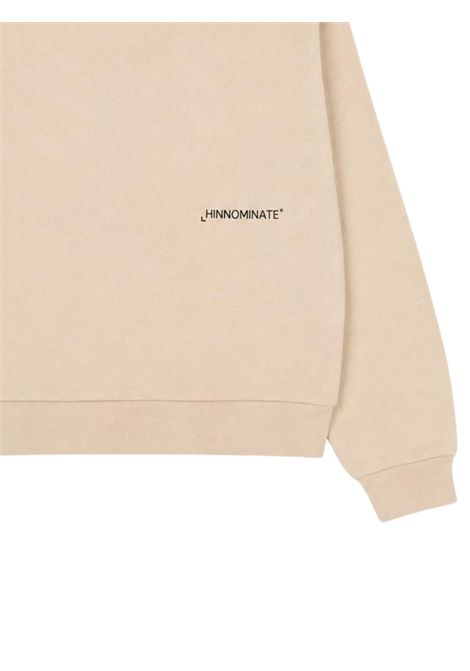 Felpa bambina beige in cotone HINNOMINATE | F00011/DEBEIGE