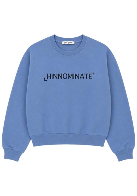 Girls' sky blue cotton sweatshirt HINNOMINATE | F00100/DECIELO