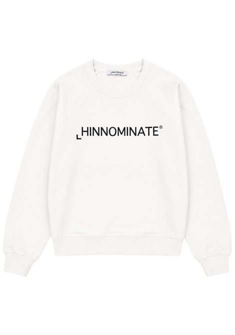 Cream cotton sweatshirt for girls HINNOMINATE | F00100/DEPANNA