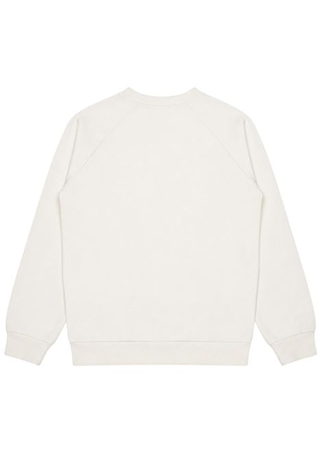 Cream cotton sweatshirt for girls HINNOMINATE | F00100/DEPANNA