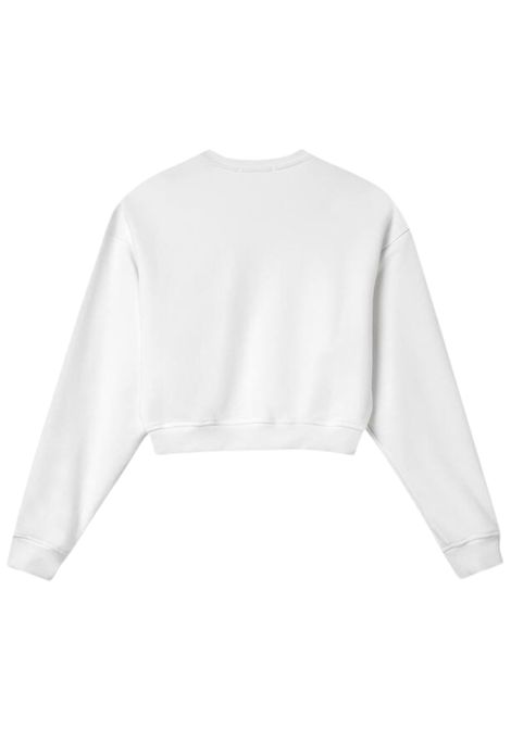 Felpa bambina bianca in cotone HINNOMINATE | FY00166/DEBIANCO