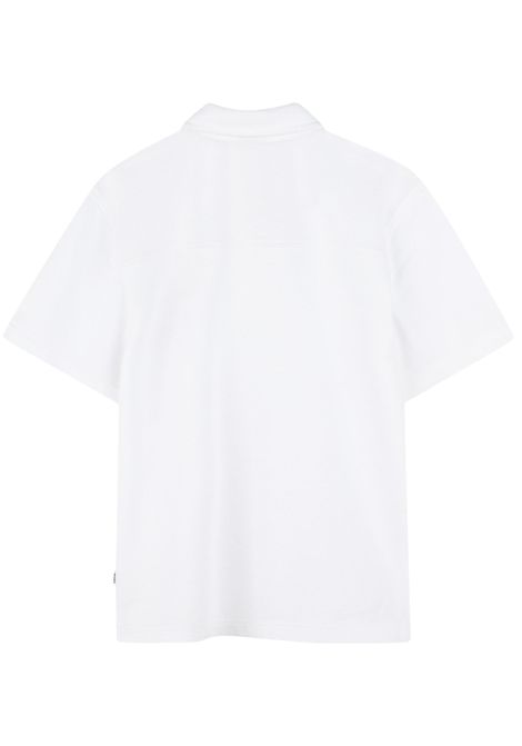 Polo bambino bianca in cotone Hugo Boss | J52017/MABIANCO