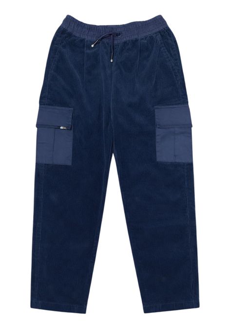 Pantalone bambino blu in cotone Hugo Boss | J52303/MABLU